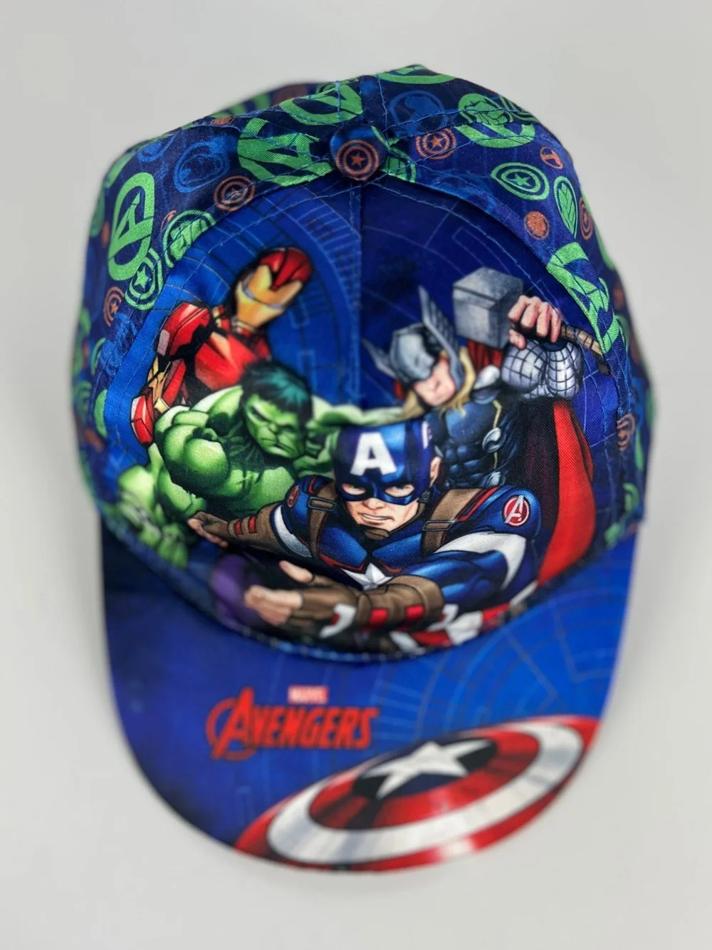 Marvel Avengers Youth Kids StrapBack Hat Cap Captain America Thor Iron Man Hulk
